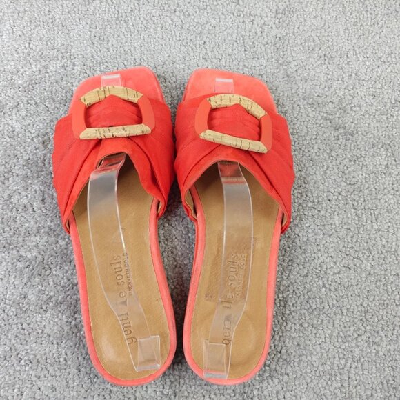 Gentle Souls by Kenneth Cole Rhea Square Toe Womens Size 8.5 Shoes Slip On Flat - Picture 6 of 9